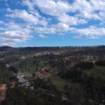 Upgraded roads allowing for transportation of Goldwind wind turbines to site 