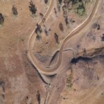 Upgraded roads allowing for transportation of Goldwind wind turbines to site 