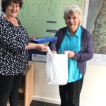 Janet hosting Central Highlands Mayor Triffitt in the local information centre 